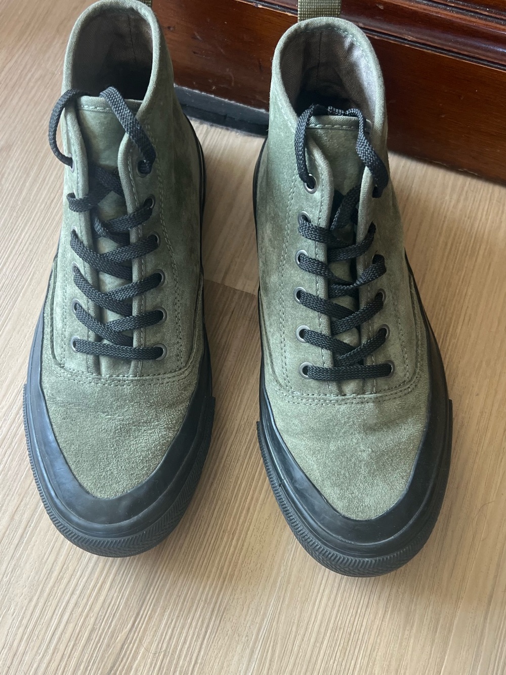 SeaVees Mariners Ankle Boots in Green • 8.5